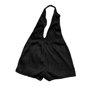 Halter Romper. Size L. Black. New